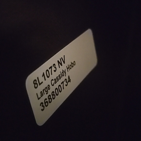 Dooney & Bourke Cassidy Hobo Navy Florentine leather NWT - Picture 12 of 15